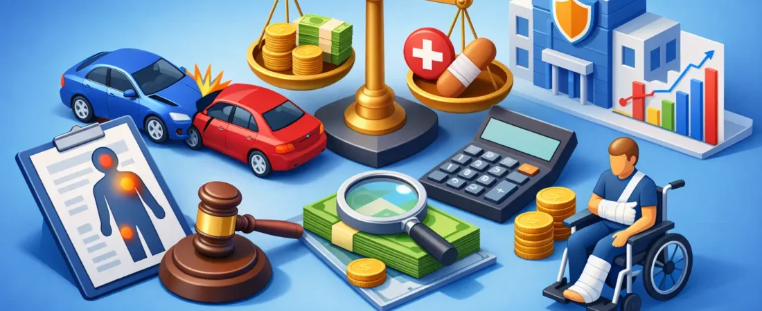 How Is Car Accident Injury Compensation Calculated?