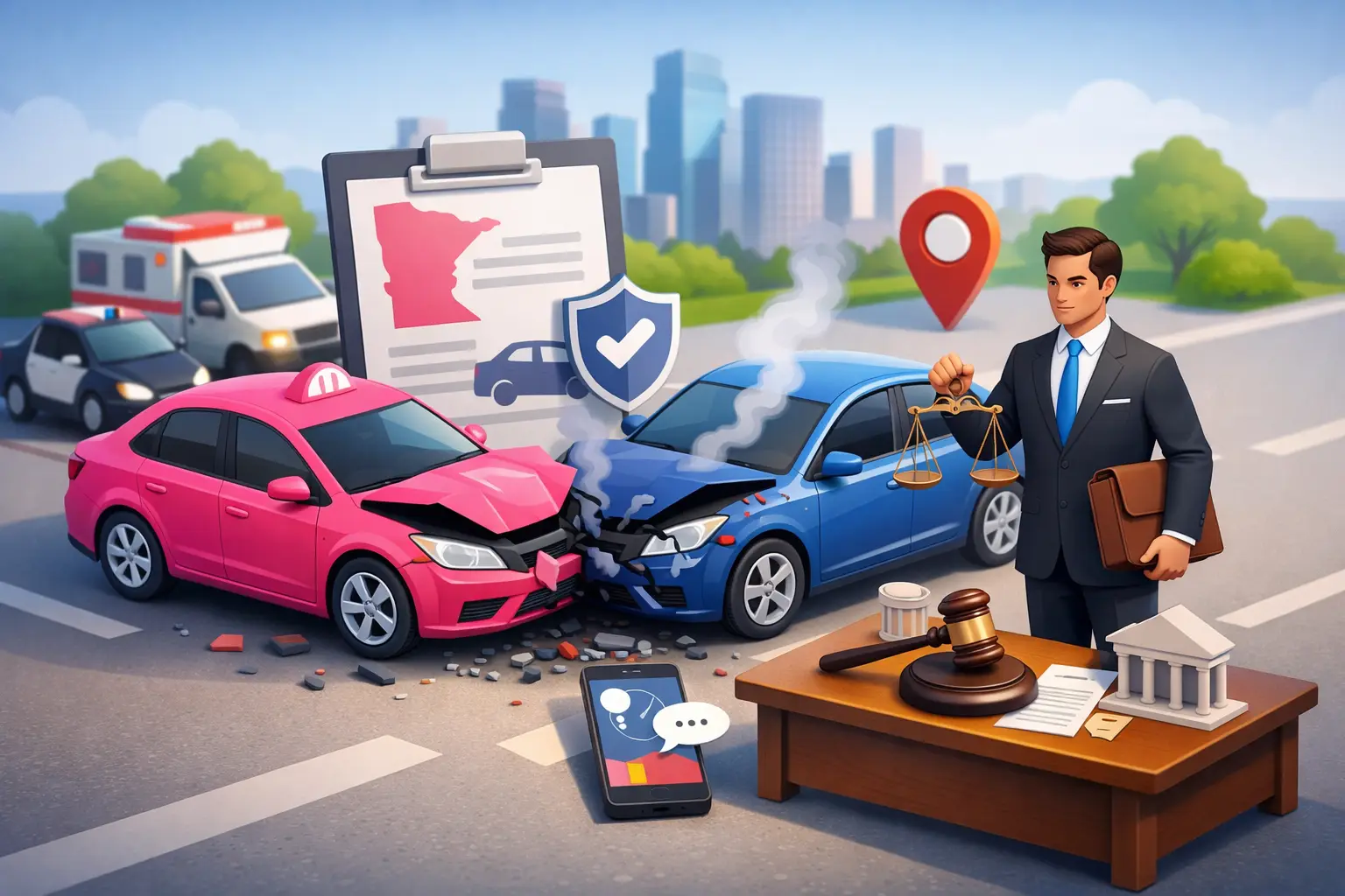Lyft Accident Claim Lawyer in Minnesota