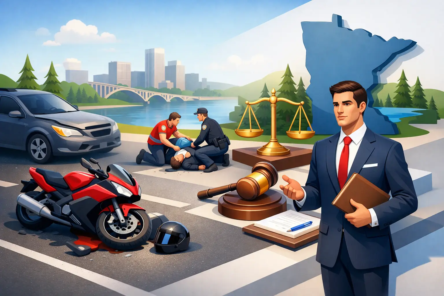 Motorcycle Accident Lawyer Minnesota Help