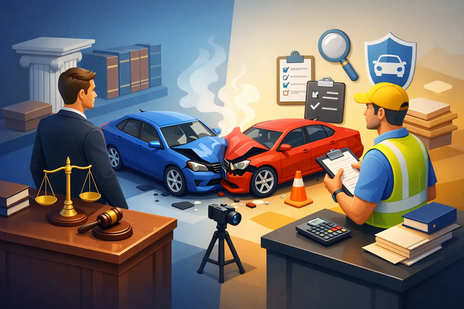Car Accident Lawyer vs Insurance Adjuster