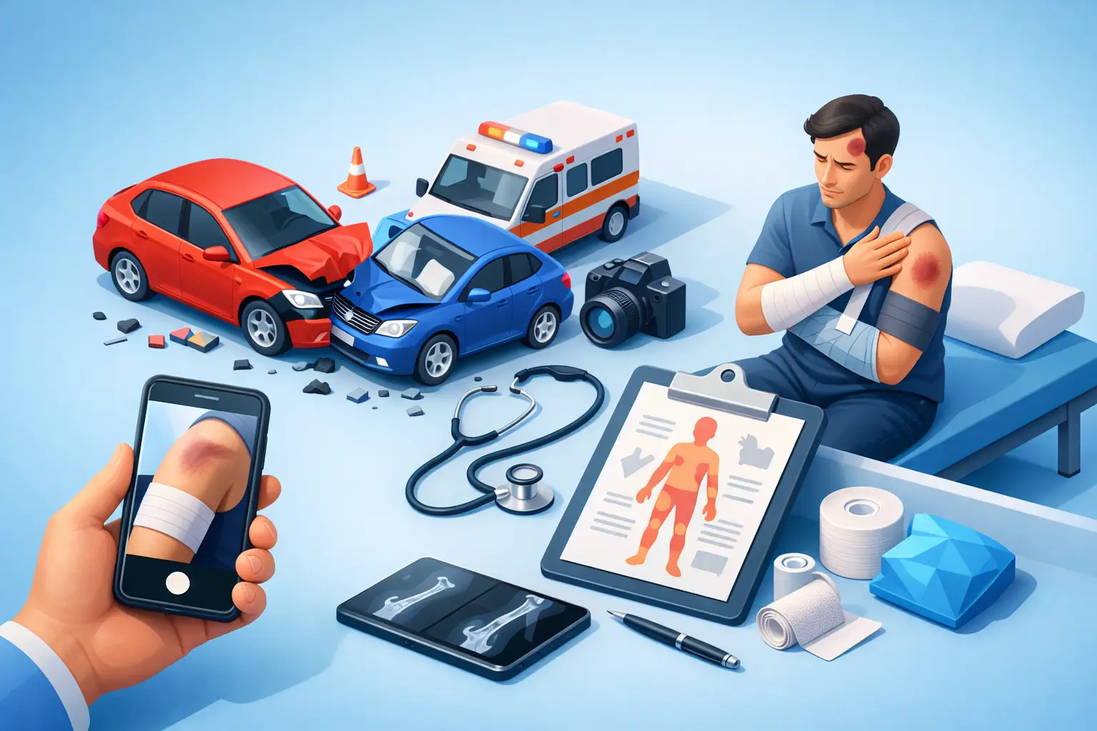 Documenting Injuries After a Collision Properly