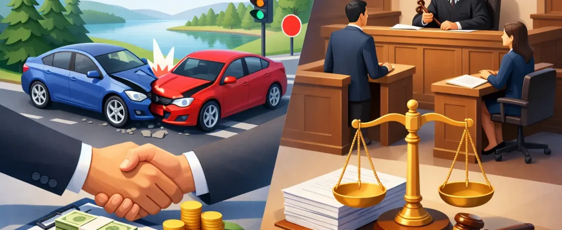 Settlement Versus Lawsuit After a Minnesota Crash