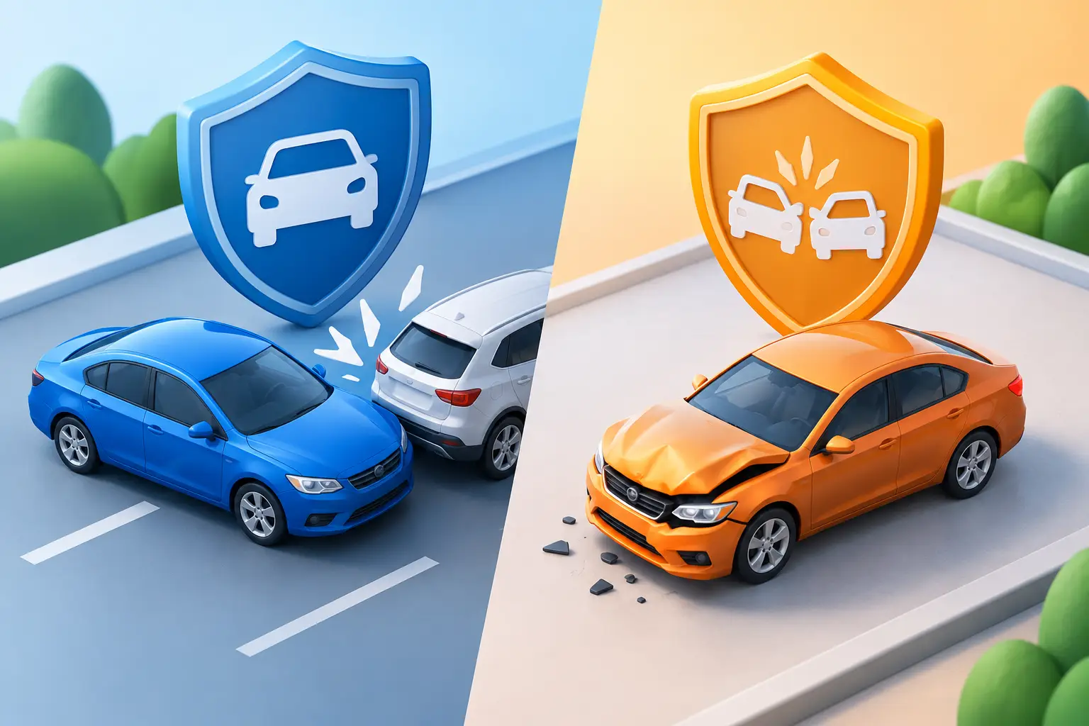 Liability Versus Collision Coverage Explained