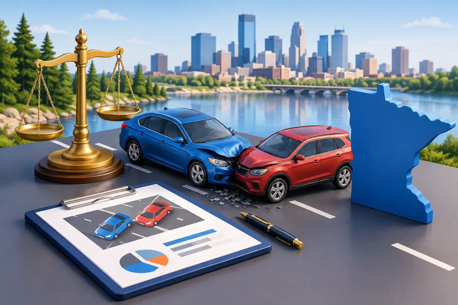Minnesota Comparative Fault Guide After a Crash