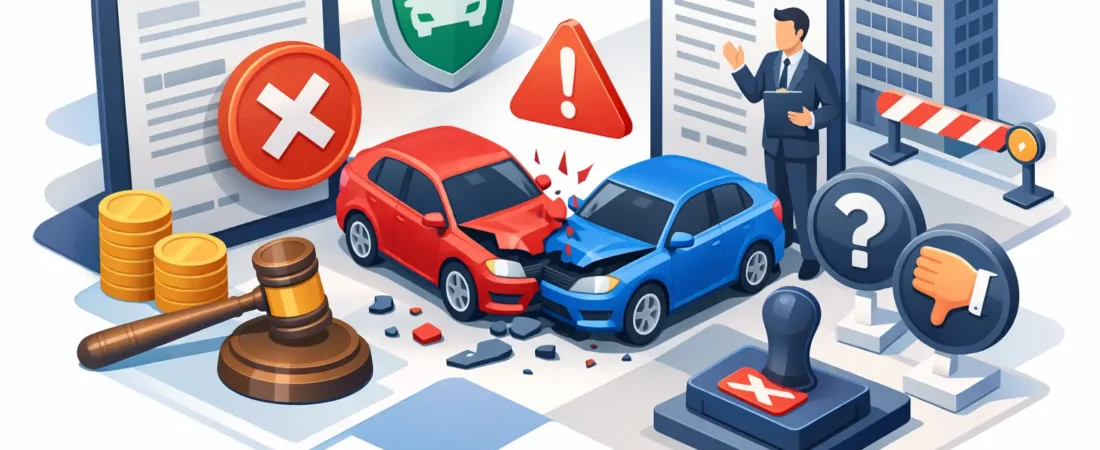 Top Reasons Claims Get Denied After a Crash